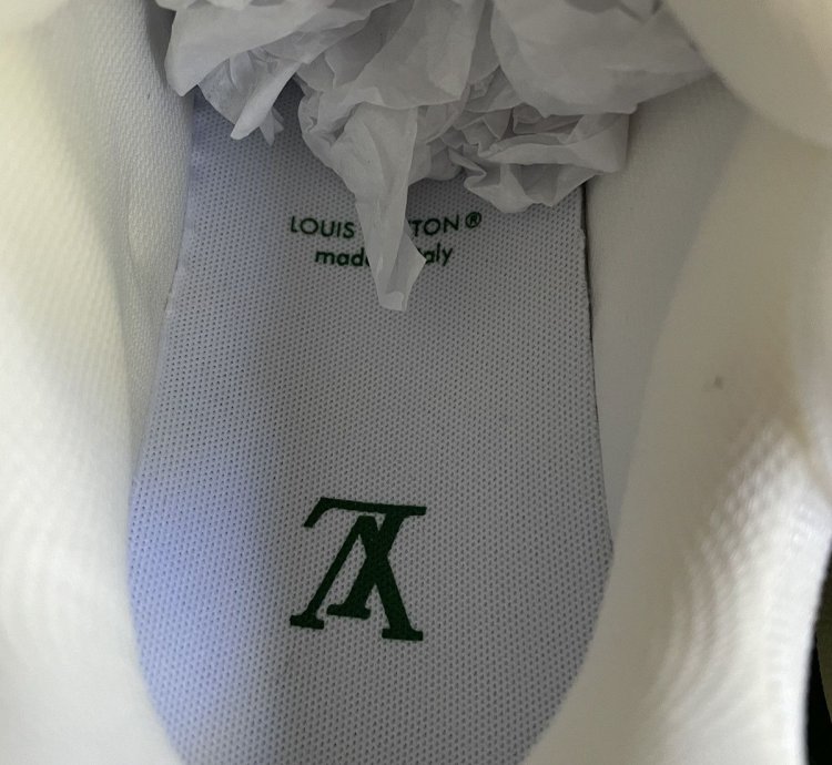 Louis Vuitton Green Denim Monogram Trainer Sneaker