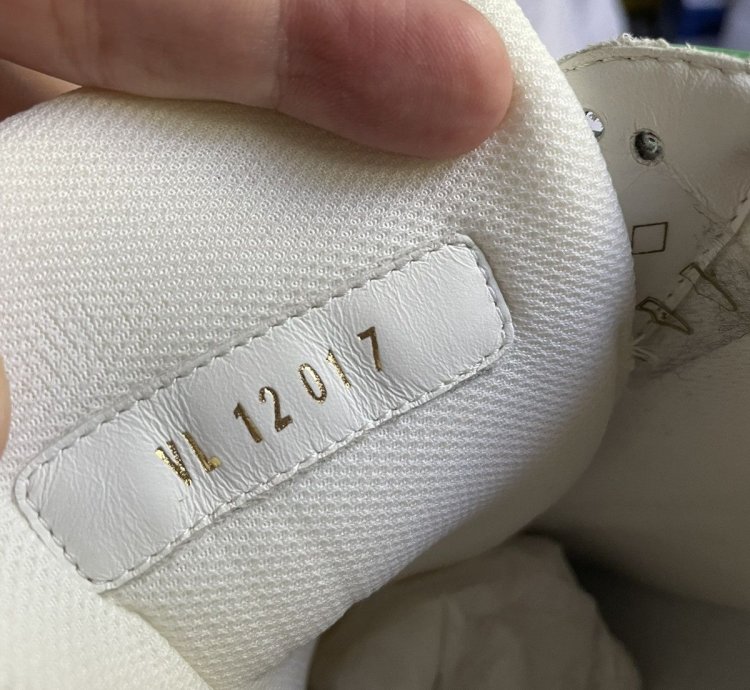 Louis Vuitton Green Denim Monogram Trainer Sneaker