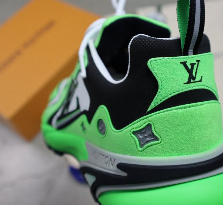 Louis Vuitton Green Tatic Runner Sneaker
