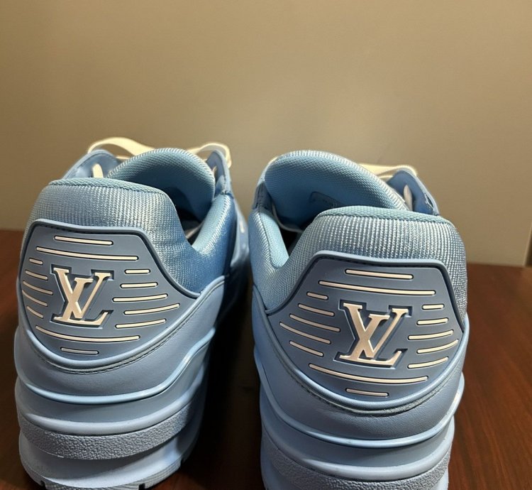Louis Vuitton Logo Monogram Trainer Sneakers 12