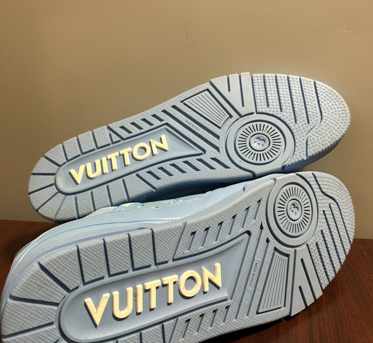 Louis Vuitton Logo Monogram Trainer Sneakers 12