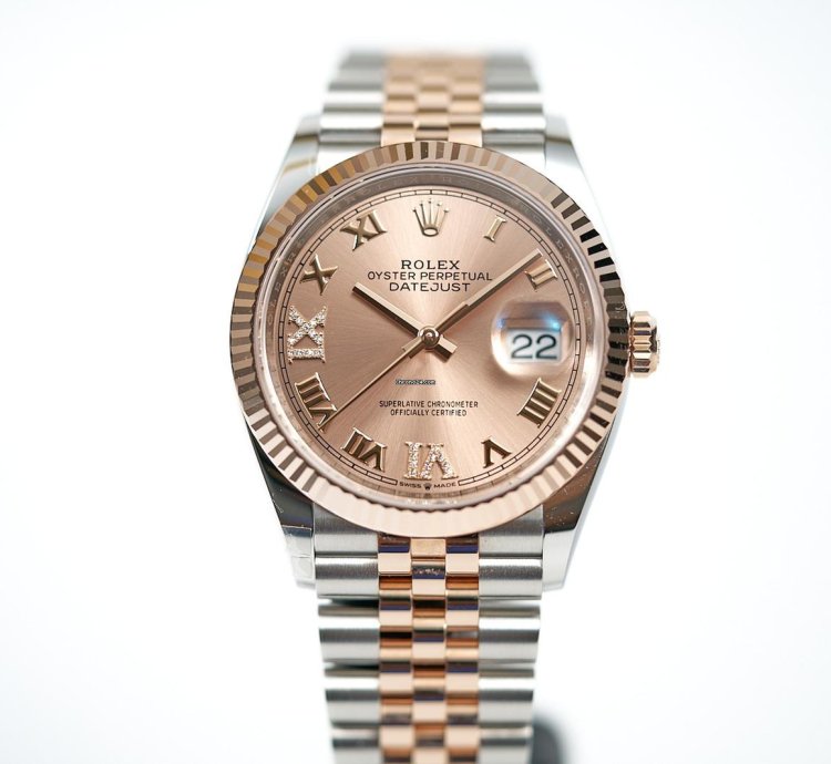 Rolex Datejust 36 2025 Datejust 36 Rose Gold Diamond Dial