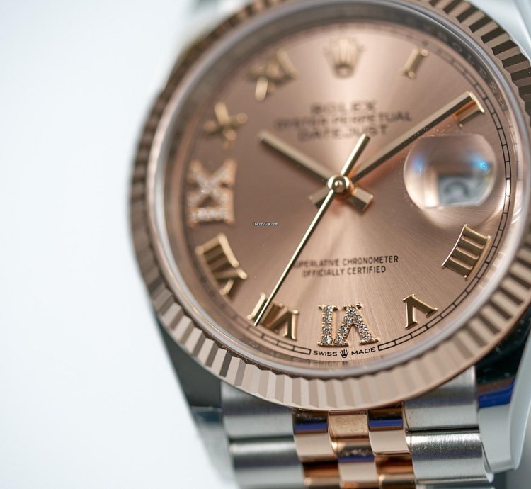 Rolex Datejust 36 2025 Datejust 36 Rose Gold Diamond Dial