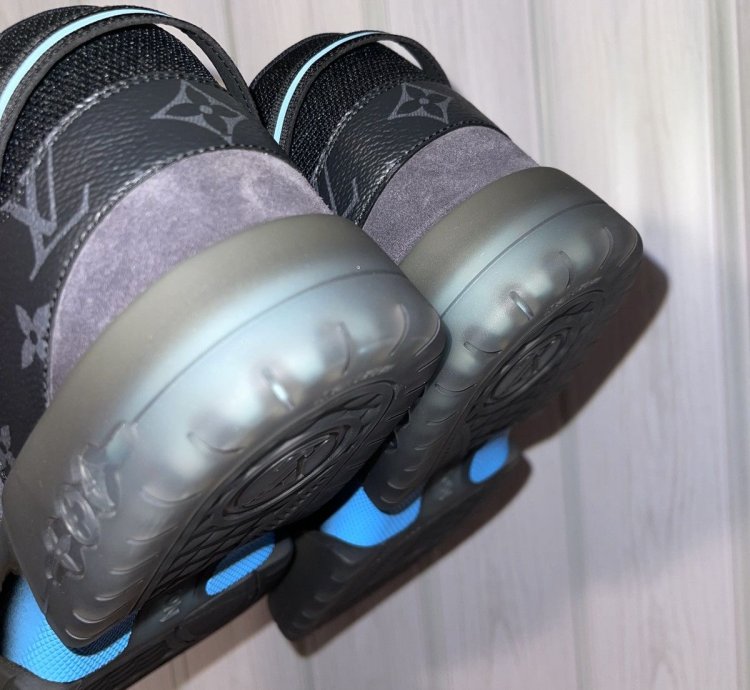 Louis Vuitton Lucien Clark Black Blue Skate Sneakers