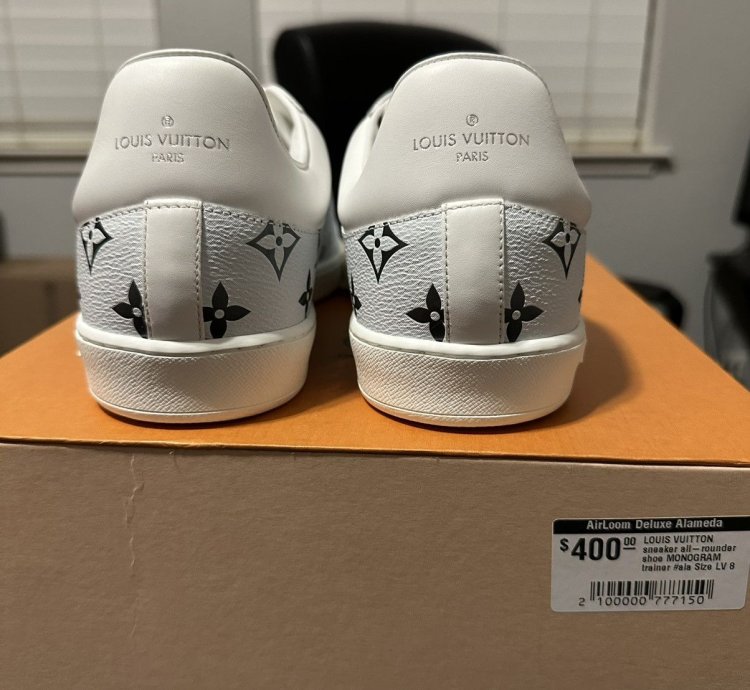 Louis Vuitton Luxembourg Monogram Trainer Sneaker Rare Ds