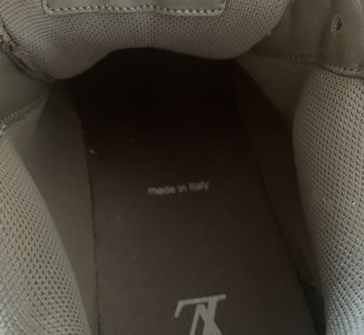 Louis Vuitton Lv 408 Trainer Grey Flannel Black