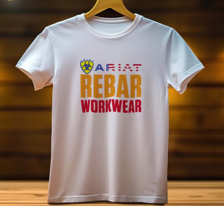 Ariat Rebar Workwear Logo Mens Tshirt Size Usa