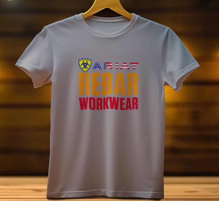 Ariat Rebar Workwear Logo Mens Tshirt Size Usa