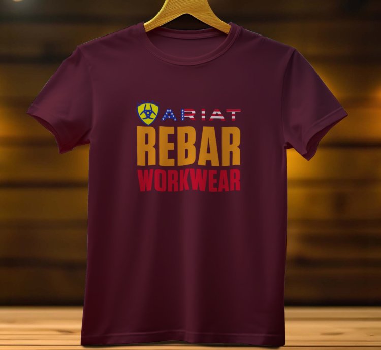 Ariat Rebar Workwear Logo Mens Tshirt Size Usa