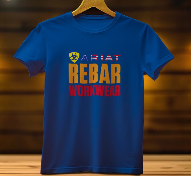Ariat Rebar Workwear Logo Mens Tshirt Size Usa