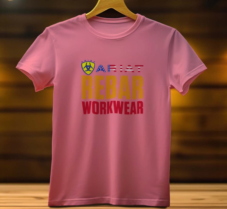 Ariat Rebar Workwear Logo Mens Tshirt Size Usa