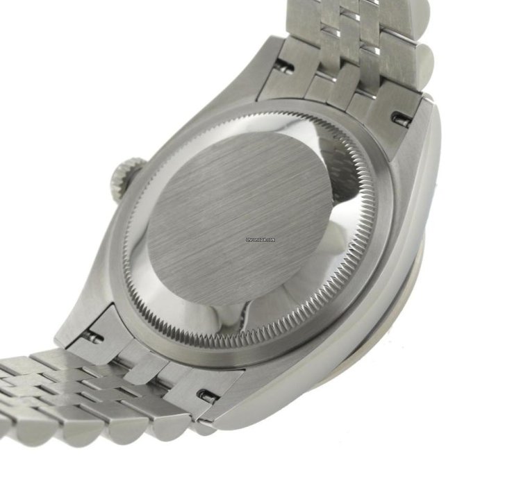 Rolex Datejust 36 Black Dial Diamond Ref 126284rbr