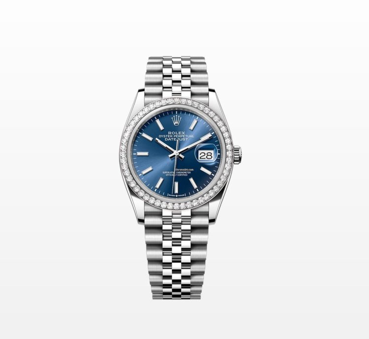 Rolex Datejust 36 Blue Index Jub