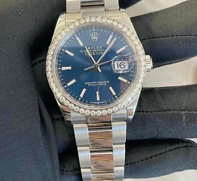 Rolex Datejust 36 Blue Index Oys