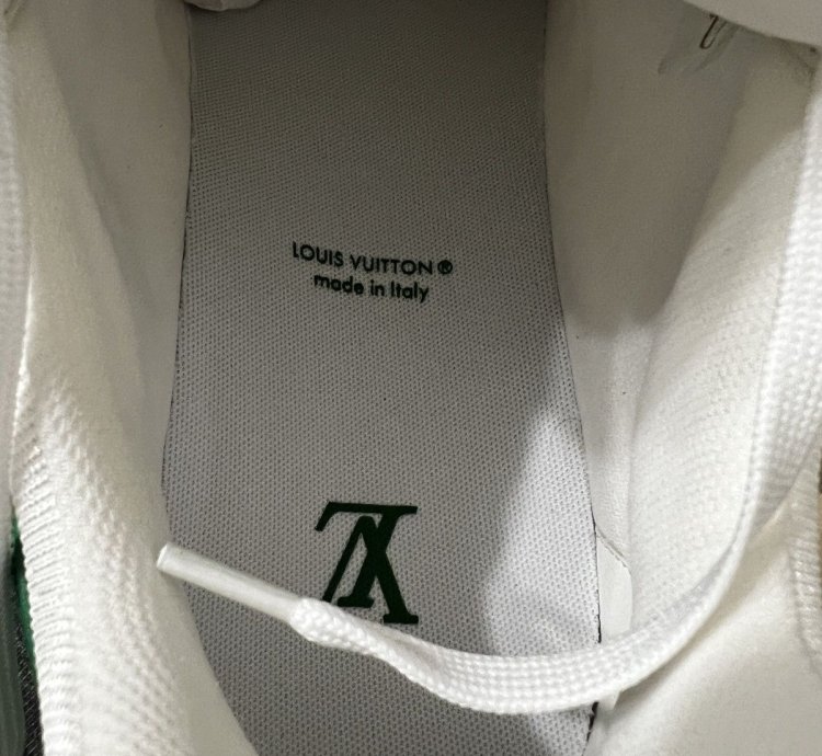 Louis Vuitton Lv Trainer Denim Green