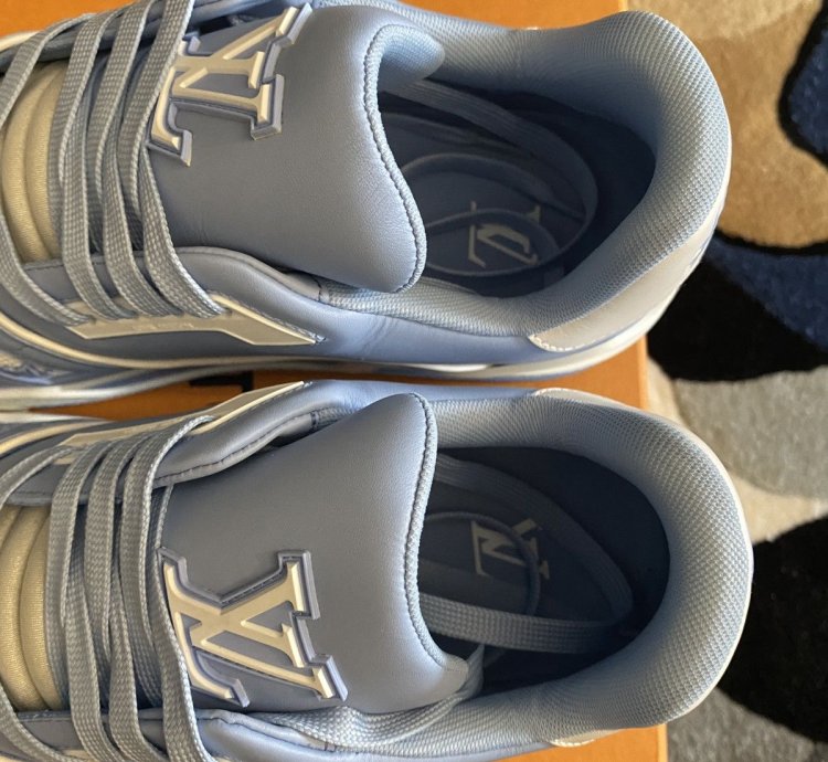 Louis Vuitton Lv Trainer Light Blue White Sneaker