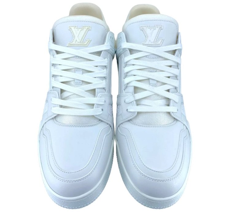 Louis Vuitton Lv Trainer Low White White
