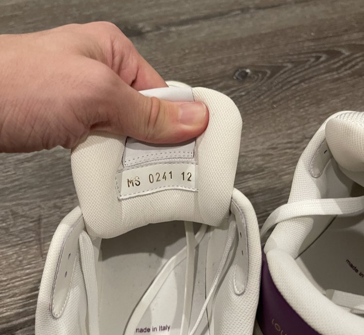 Louis Vuitton Lv Trainer Purple White