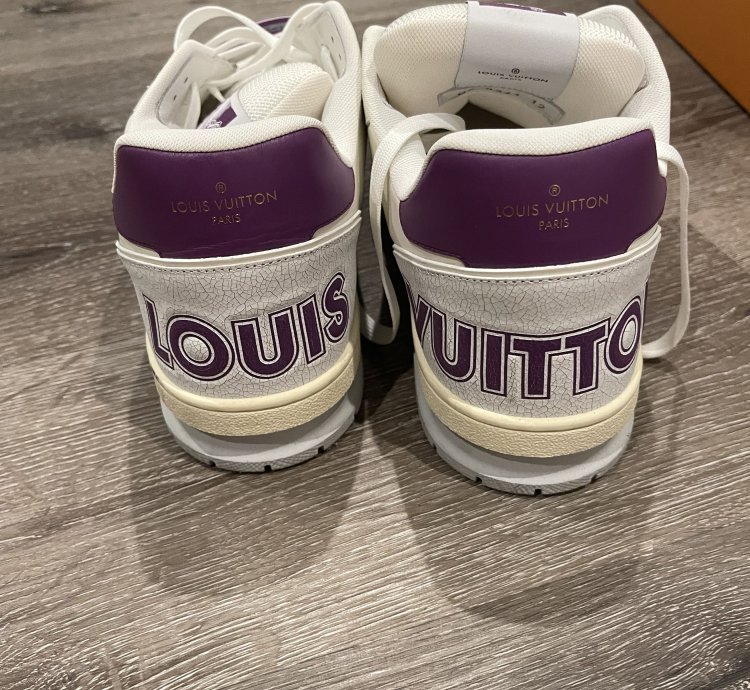 Louis Vuitton Lv Trainer Purple White