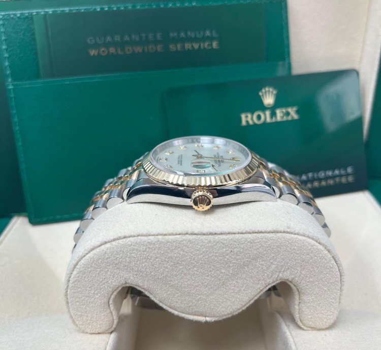 Rolex Datejust 36 Mother Of Pearl Dial Jubilee Two-tone Yellow Gold Datejust 36 Reference 126233