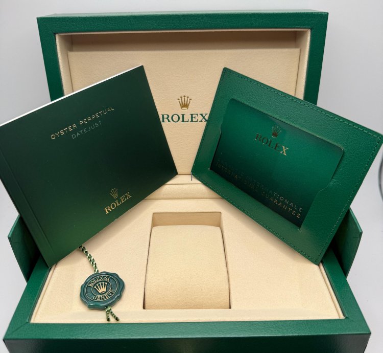 Rolex Datejust 36 Mother Of Pearl Diamond Dial Two Tone Yellow Gold Fluted Jubilee Bracelet