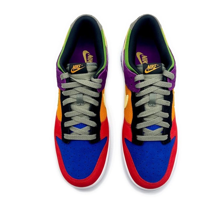 Nike Dunk Low Sp Viotech Crazy Rainbow Red Orange Purple