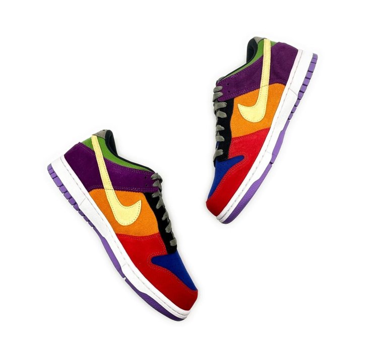 Nike Dunk Low Sp Viotech Crazy Rainbow Red Orange Purple