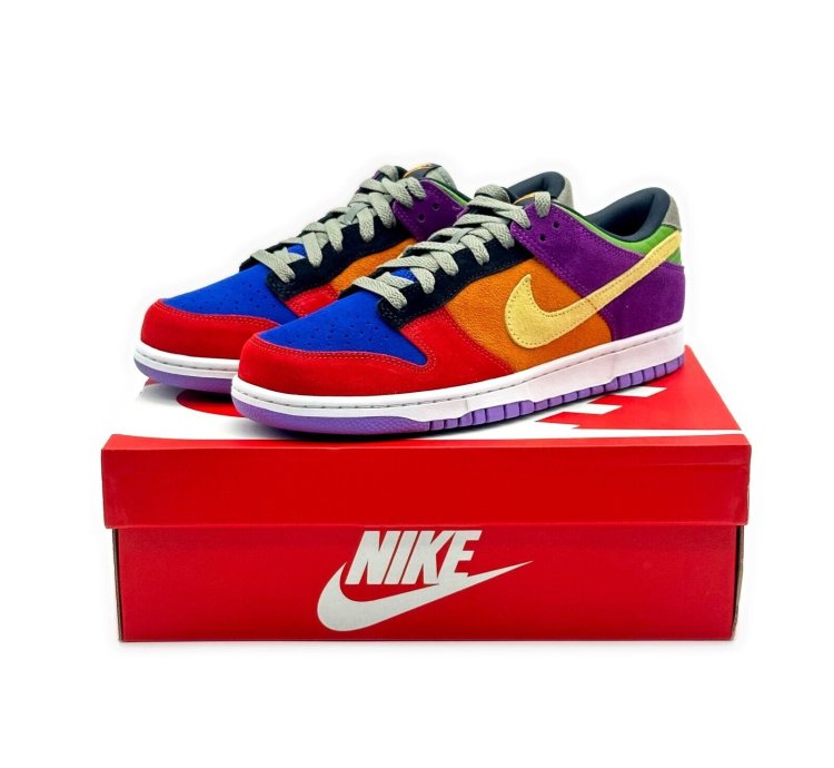 Nike Dunk Low Sp Viotech Crazy Rainbow Red Orange Purple
