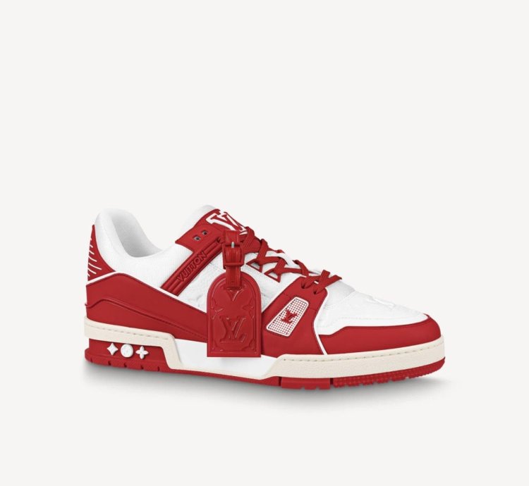 Louis Vuitton Lv Trainer Sneaker Product Red Lv 10 Us 11
