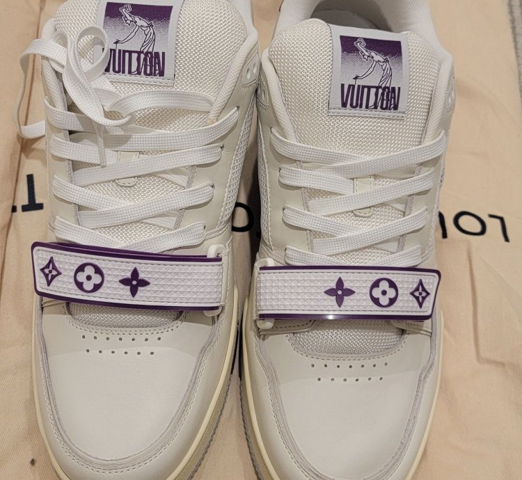 Louis Vuitton Lv Trainer Sneaker Purple