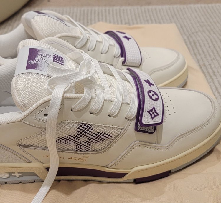 Louis Vuitton Lv Trainer Sneaker Purple