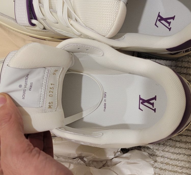 Louis Vuitton Lv Trainer Sneaker Purple