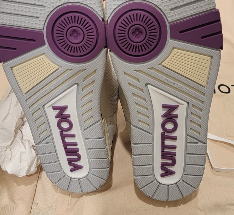 Louis Vuitton Lv Trainer Sneaker Purple