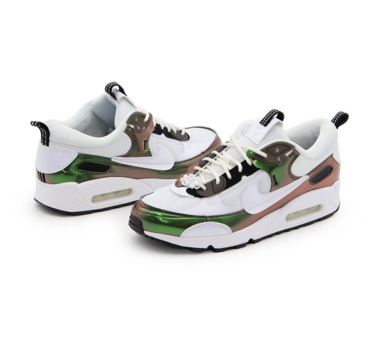 Nike Air Max 90 Futura Just Do It White Black Metallic