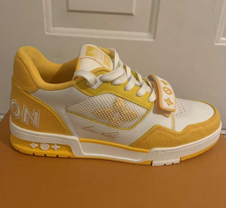 Louis Vuitton Lv Trainer Yellow
