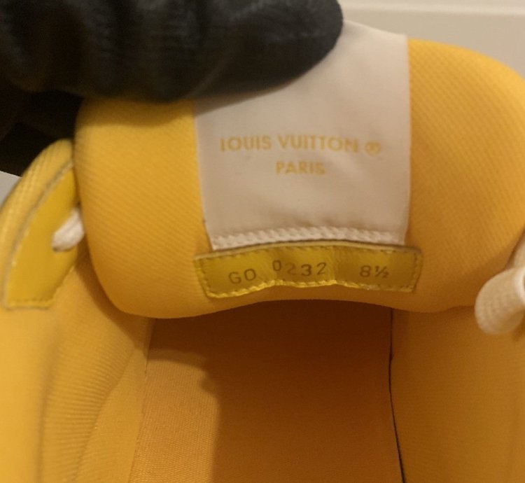 Louis Vuitton Lv Trainer Yellow