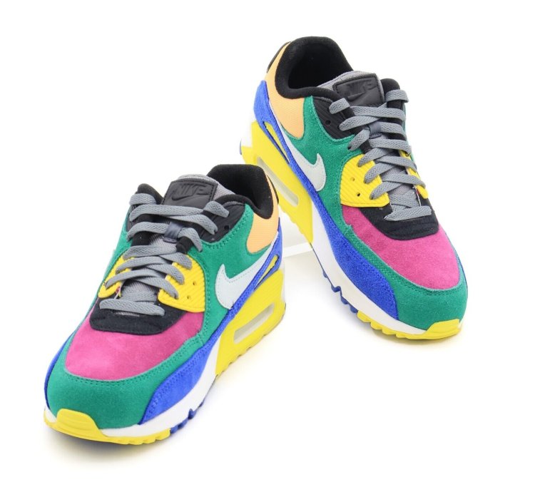 Nike Air Max 90 Viotech Lucid Green Game Royal Purple Yellow