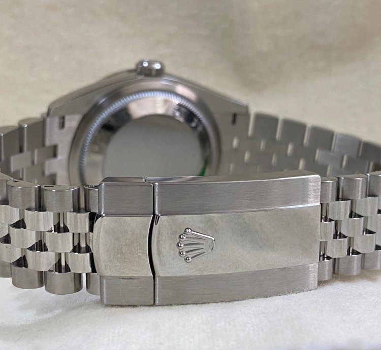 Rolex Datejust 36 New 2024 Unworn Datejust 36 Steel Jubilee Mother Of Pearl Dial Diamond-set Bezel 126284rbr