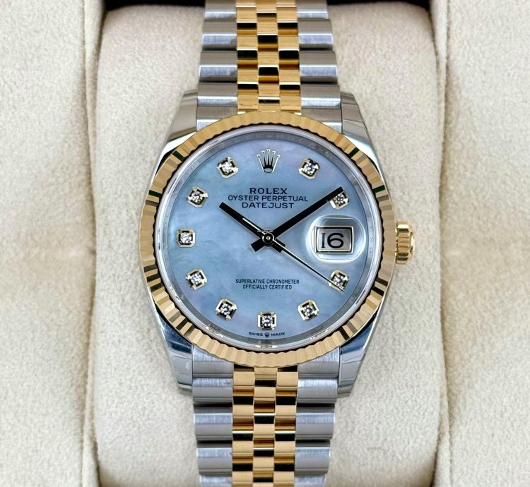 Rolex Datejust 36 New 2025 Datejust 36mm 126233 Mother Of Pearl Diamond Dial
