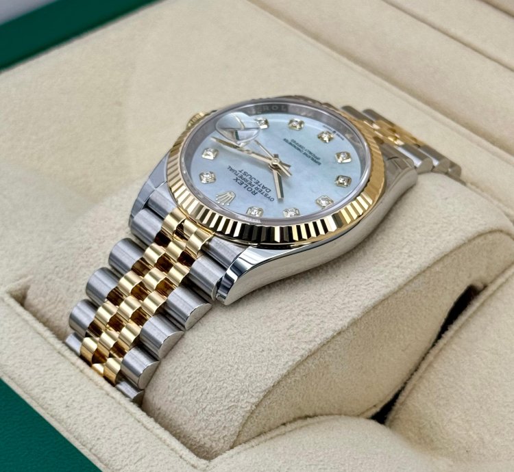 Rolex Datejust 36 New 2025 Datejust 36mm 126233 Mother Of Pearl Diamond Dial
