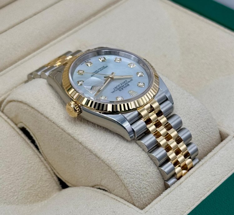 Rolex Datejust 36 New 2025 Datejust 36mm 126233 Mother Of Pearl Diamond Dial
