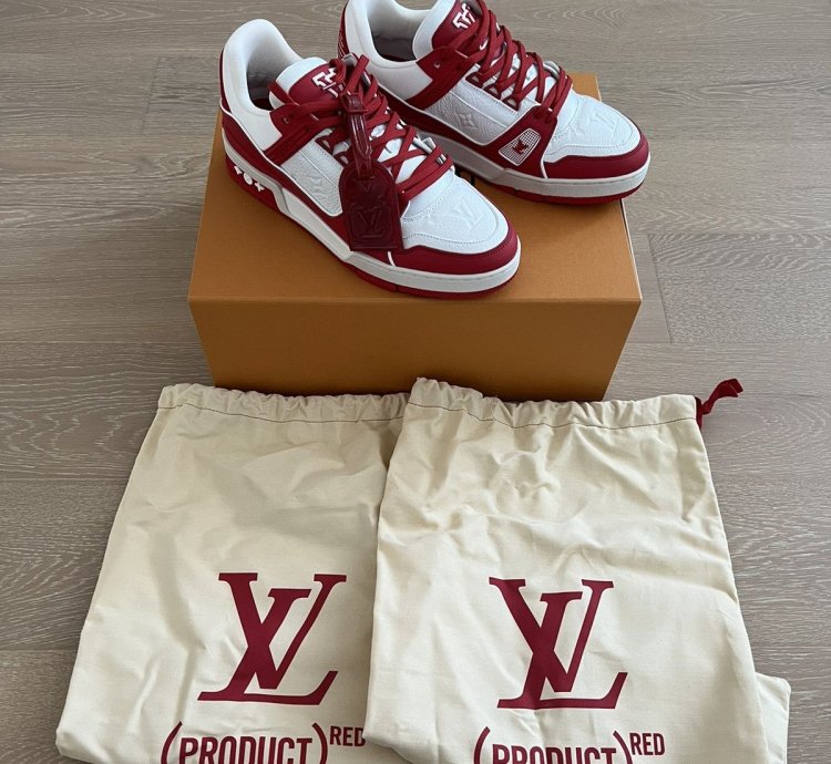 Louis Vuitton Lv Virgil Trainer Sneaker product Red