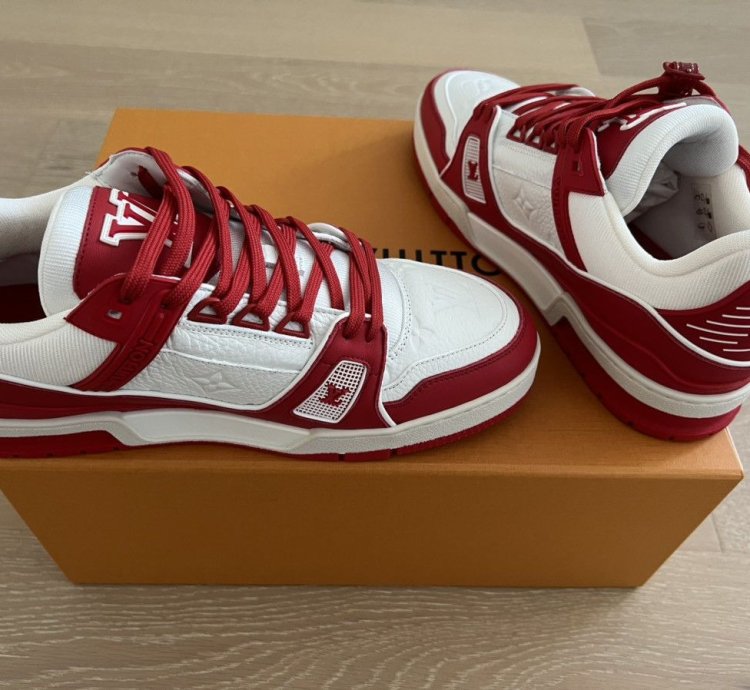 Louis Vuitton Lv Virgil Trainer Sneaker product Red