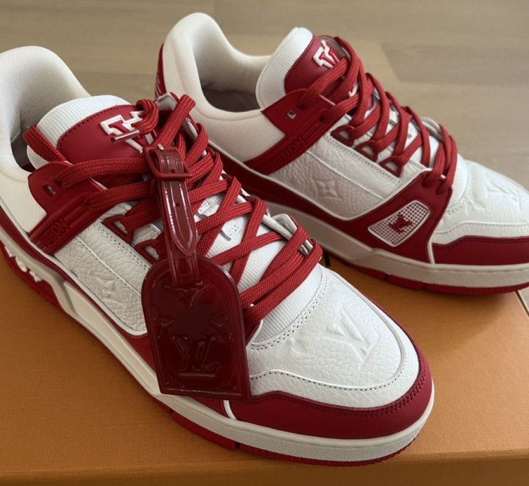 Louis Vuitton Lv Virgil Trainer Sneaker product Red