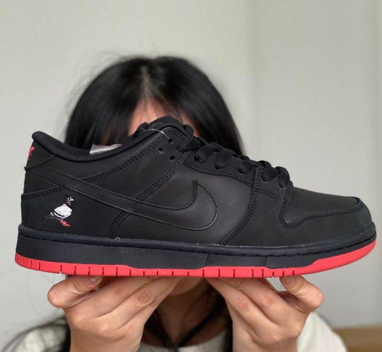 Nike Sb Dunk Pigeon Black