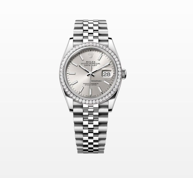 Rolex Datejust 36 Silver Index Jub