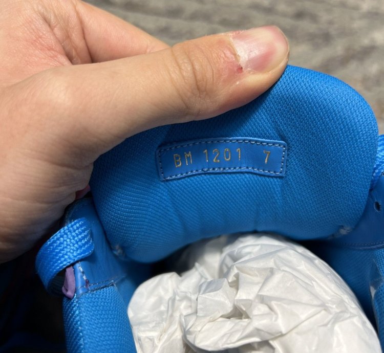 Louis Vuitton Metalic Purple Trainer