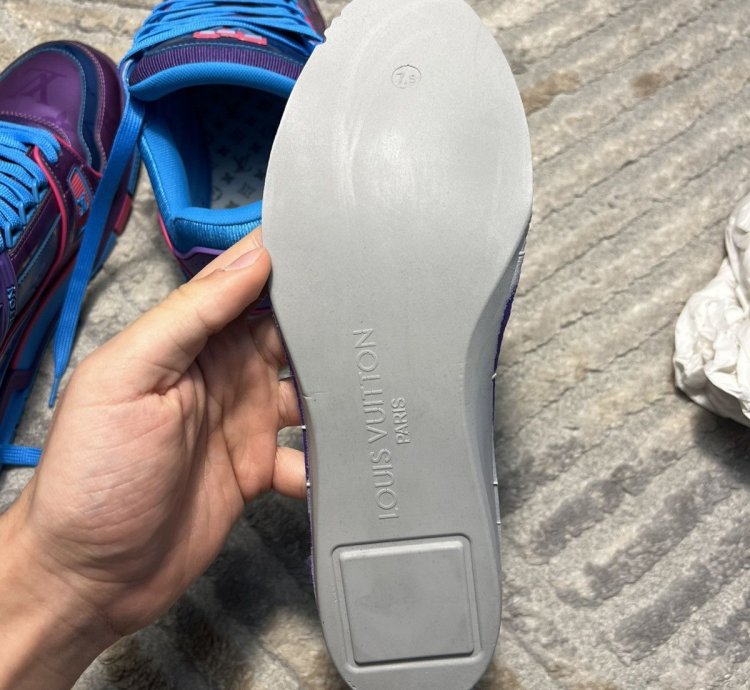 Louis Vuitton Metalic Purple Trainer