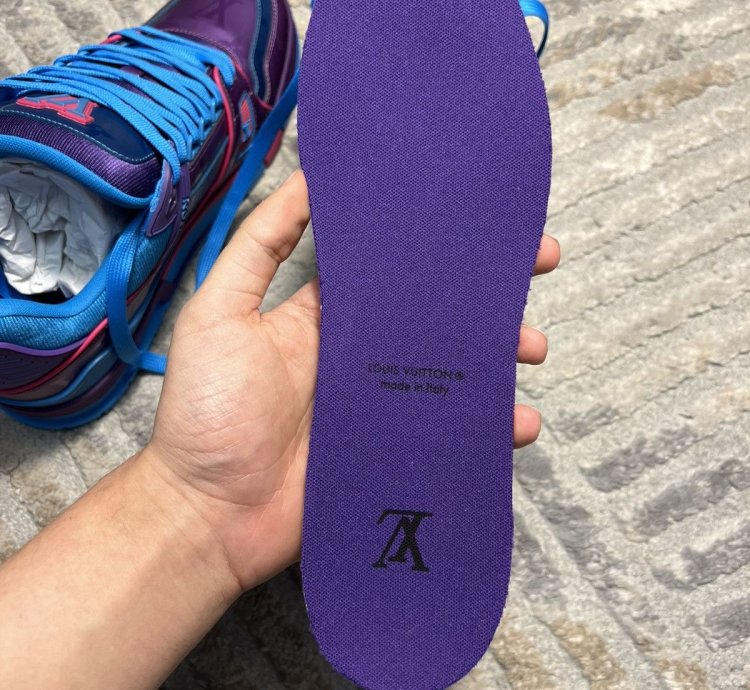 Louis Vuitton Metalic Purple Trainer