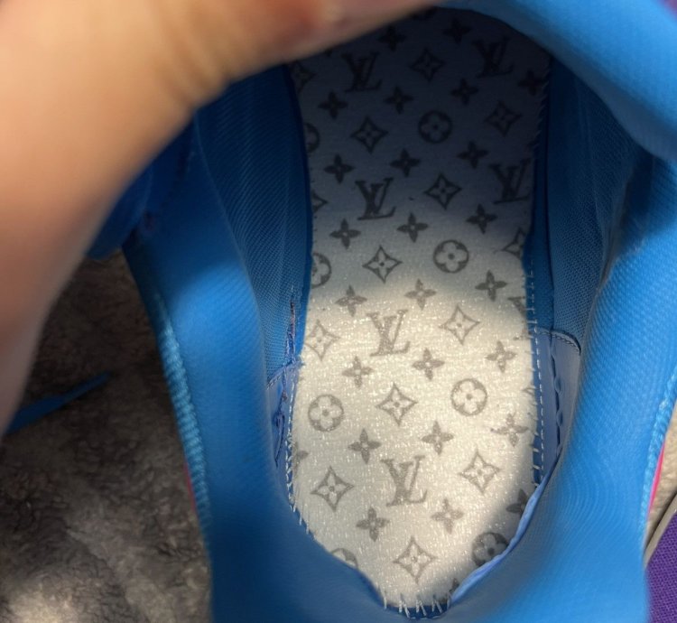 Louis Vuitton Metalic Purple Trainer